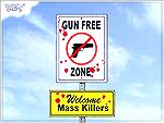 If it weren't so sad, it might be laughable. Mass shootings in the USA almost always occur in so-called "Gun Free Zones".
