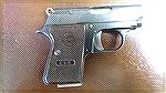 The Astra Cub is a cute little handgun, which was manufactured in .22 short, .22 lr and .25 ACP. Importation of these was stopped in 1968 with the new Gun Control Act. Astra made these for Colt and it