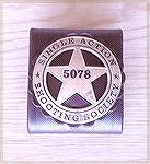 Single Action Shooting Society Badge Example. 