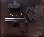 The HK USP 40. The only dedicated .40 S&W that I own. 
