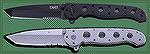 CRKT M16-12KZ with 3" blade, top.  CRKT M16-14T with 4" blade, bottom.  Both designed by Kit Carson.