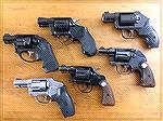 Just a few revolvers. My Colt Detective Specials along with a Smith & Wesson Model 640-1, Kimber K6DC, Ruger LCR. 