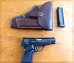 Yugoslavian Model 1970 .32 ACP Pistols made by Crvena Zastava. This rarely seen Mod 70 was developed for the Yugoslavian Police and Military Officers. Its design is loosely based on the earlier produc