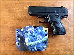 Custom Kydex holster of Van Gogh's Starry Night.