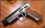After finding EAA out of stock for a long time, yet finding nothing elsewhere, I stumbled across these walnut Tanfoglio stocks on EAA's web site. Mostly stippled, but smooth just along the back only, 