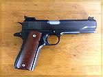 A rare bird here in the USA, a Norinco 1911. I got this off a friend and it has a nice blued finish. No Norinco markings just a marking of 1911A1 and .45 ACP with a Serial Number. About as clean a gun