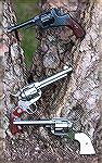 Cowboy Action Firearms: Top down.1895 Nagant Revolver Single Action 2 Ruger New Vaqueros in .357 Magnum