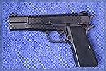 Browning Hi-Power made in Belgium and modified by Don Williams at the Action Works in Arizona.
