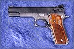 The S&W 745 single action pistol is designed for action pistol shooting.