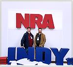 Mark and Eric Freburg in Indianapolis for the 2019 NRA annual Meetings and trade show.