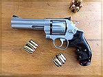 Smith and Wesson 625-2 chambered in .45 ACP complete with new rear sight and no end-shake. 