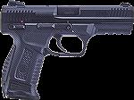 The ST45 is a striker fire polymer frame pistol with a host of features. These features include ambidextrous magazine release, and frame safety, 3 dot adjustable low profile sights, interchangeable ba