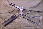US Navy SEAL MK 22 &ldquo;Hushpuppy&rdquo; pistol with attachable stock from the Vietnam War era.  This pistol is in the SEAL Museum according to the info found with the image.