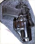 My newly received MASC IWB holster made for my Sarsilmaz K2 .45 auto.  This is very much a Milt Sparks Summer Special clone with smooth side out rather than the traditional rough side out as done by S