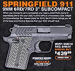 Here's an ad for a Springfield pistol emphasizing that "when you choose to carry concealed you  need a pistol that's going to seamlessly blend into your daily routine without unnecessary size, weight 