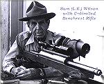 L.E. Wilson shooting Unlimited Benchrest.