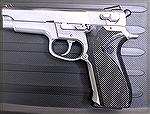 Smith and Wesson 5903 3rd Generation pistol. Takes 15 round magazines. 