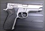Smith and Wesson 5903 3rd Generation pistol. Takes 15 round magazines.