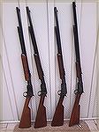 From left to right:  Rossi 62 SA,  Winchester 62 A, Winchester 62 A and Winchester 1890