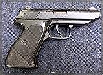 Description: A first for me, a Walther PP Super chambered in 9x18 Ultra kind of a failed attempt to maximize the blowback capabilities and get a bit above .380 ACP. This particular gun came with 2 mag