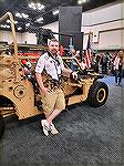 Eric at the Ohio Ordnance display, NRA Meetings 2023.