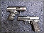 HK 380 blowback prototype and pinnacle USP 40