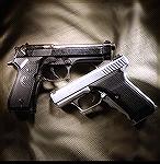 Classic Beretta 92F 9MM Spaghetti Slinger and HundtK P7 9MM Strudel Smasher. 