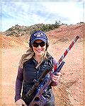 Katie Pavlich: Fox News reporter, conservative, and avid shooter. You'll note some of the guns in these photos are Volquartsen customs.