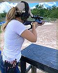 Katie Pavlich: Fox News reporter, conservative, and avid shooter. You'll note some of the guns in these photos are Volquartsen customs.