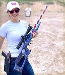 Katie Pavlich: Fox News reporter, conservative, and avid shooter. You'll note some of the guns in these photos are Volquartsen customs.