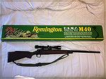 This is a Remington replica of the USMC Vietnam era M40 Sniper Rifle.