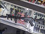 DPMS 9MM AR-15 carbine with Witt Machine and Tool ""Naughty Nine" suppressor. 